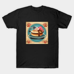 Dorayaki Kawaii Vintage Yummy Baker Baking Food T-Shirt